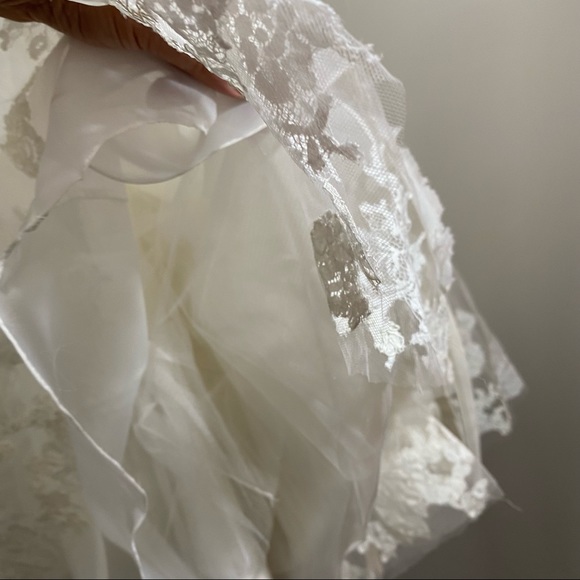 Sottero and Midgley Short Ivory Wedding Dress Size 12 Bride Bridal Gown - Picture 15 of 16